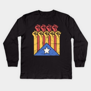 Freedom for Catalunya / Catalonia Kids Long Sleeve T-Shirt